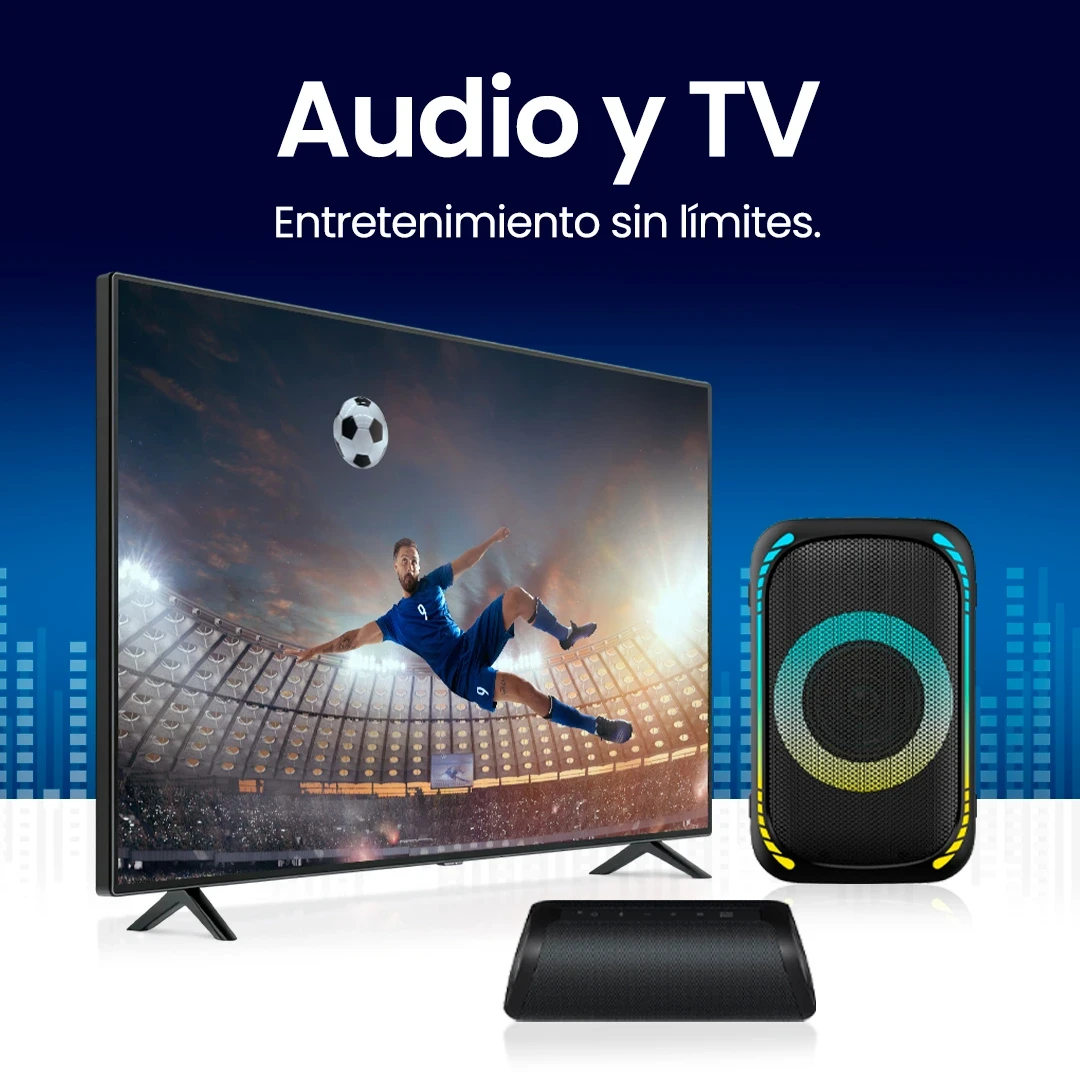 Banner promocional de Audio y TV