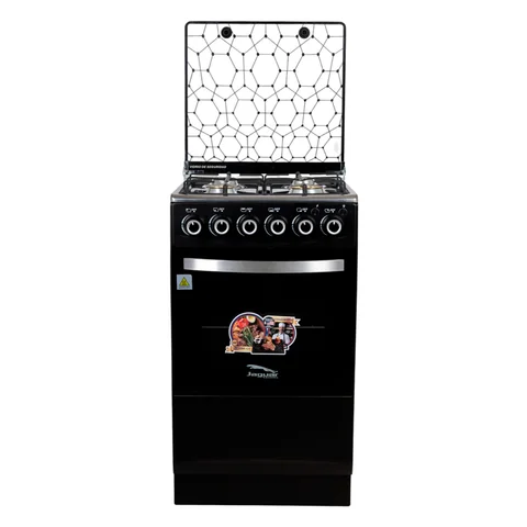 Cocina 4 hornillas negra Jaguar