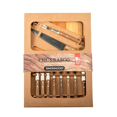 Kit de churrasco de 12 piezas