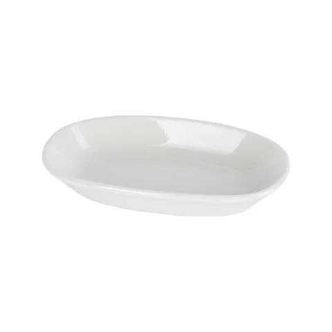 Plato ovalado color blanco