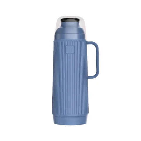 Termo plástico de 1 Litro color azul