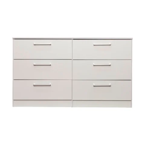 Cómoda Juliette 6 gavetas blanco Politorno