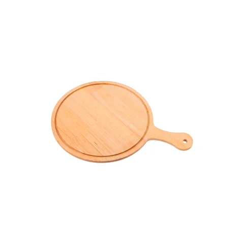 Tabla para picar redonda de madera