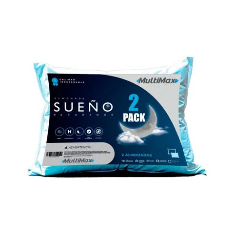 Pack 2 almohadas Twin Multimax