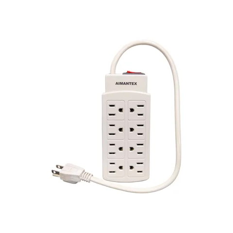 Regleta de 8 Tomas Aimantex 110V