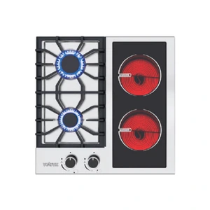 Tope de cocina dual Vetrux acero