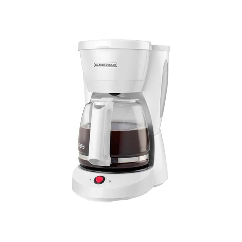 Cafetera 12 tazas B+D blanca