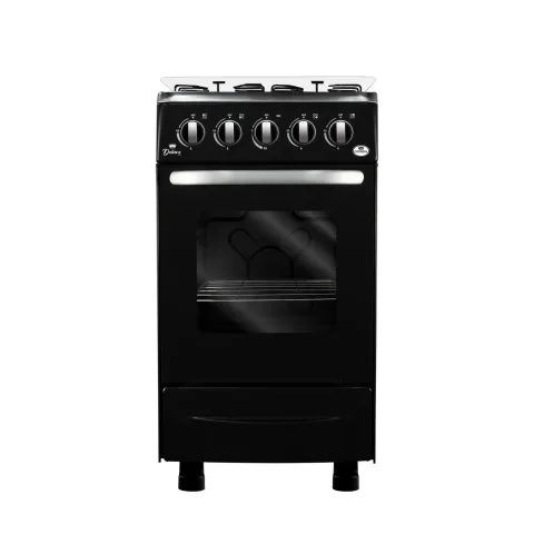 Cocina a gas 4 hornillas Condesa negra