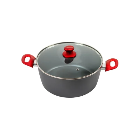 Cacerola de aluminio con tapa