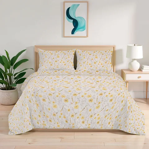 Juego de sabanas estampadas queen