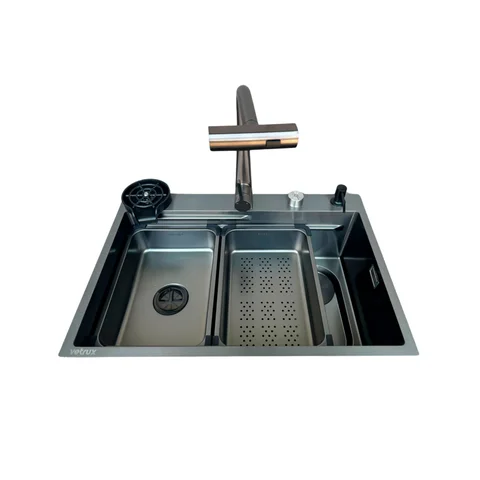 Fregadero Flusso lite 80 Vetrux
