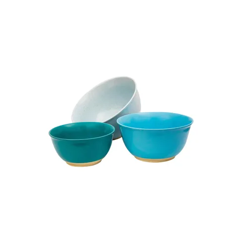 Juego de 3 bowls de gres Overandback