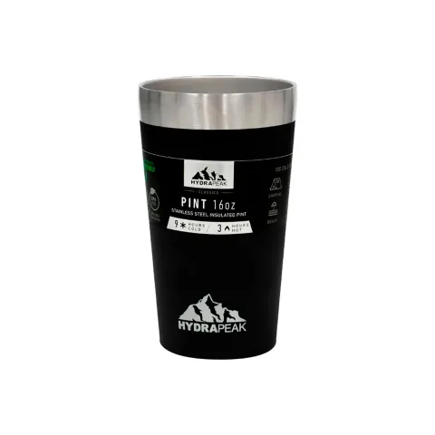 Vaso Térmico 16 Oz Hydrapeak Negro