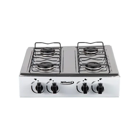 Cocina S/H 4 hornillas Milatti blanca
