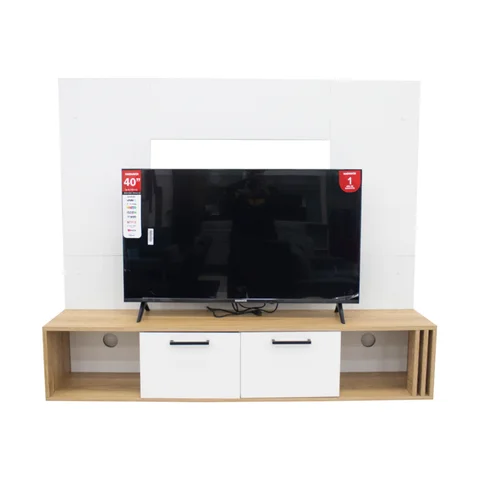 Mueble de TV aereo vence blanco fresno