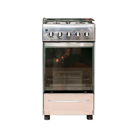 Cocina a gas 4 hornillas acero Philco