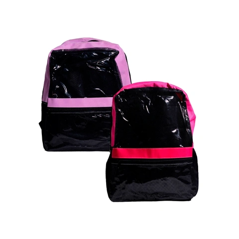Morral escolar con malla