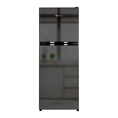 Refrigerador vidrio negro 200 litros