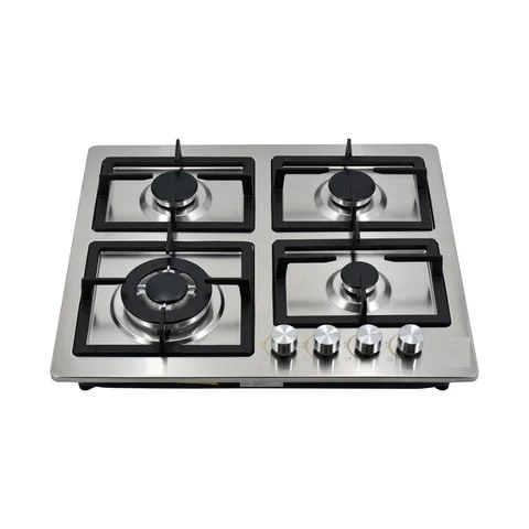 Tope de cocina a gas de 60cm acero