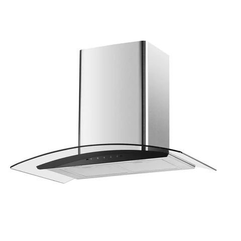Campana curva 60cm White Westinghouse acero