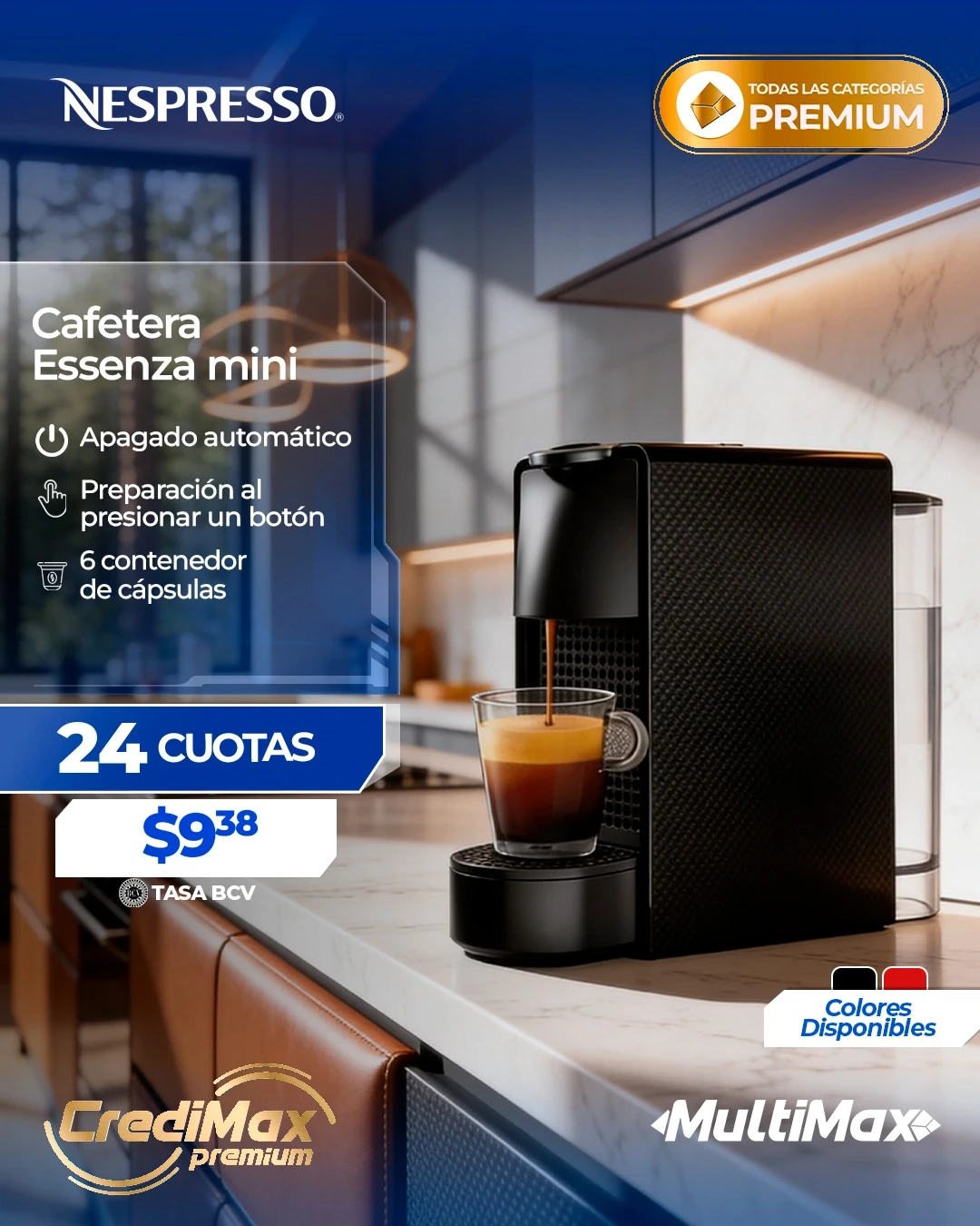 Información CrediMax: Cafetera Essenza Mini C30