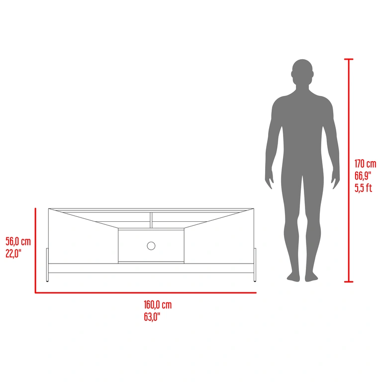 Mesa de TV Holanda Multimax Home