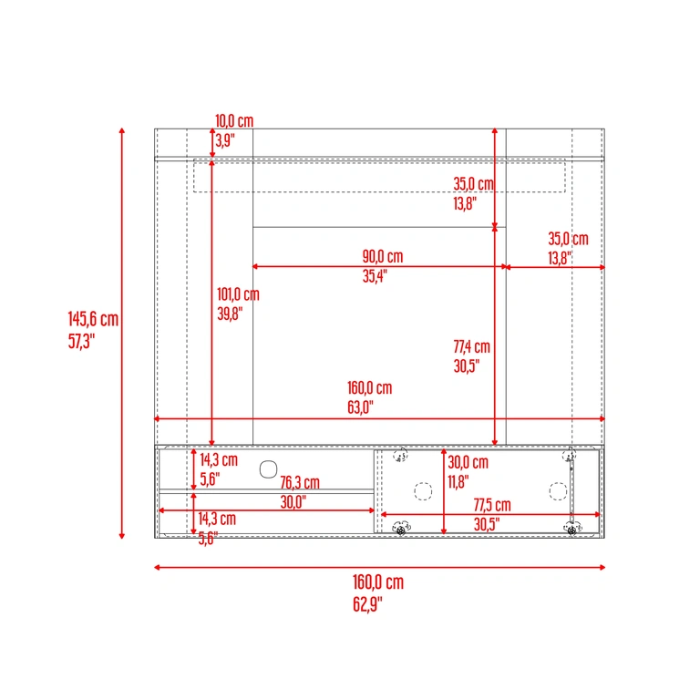 Mueble de TV aéreo Multimax Home