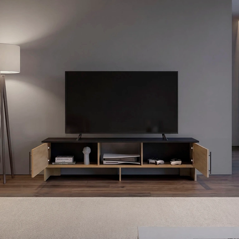 Mesa de TV Wengue Multimax Home