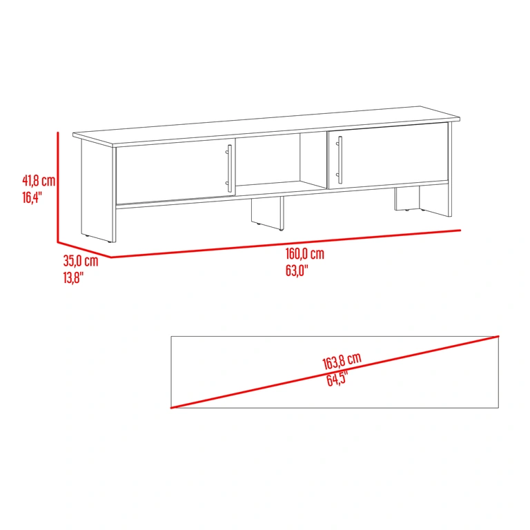 Mesa de TV Cannolo Multimax Home