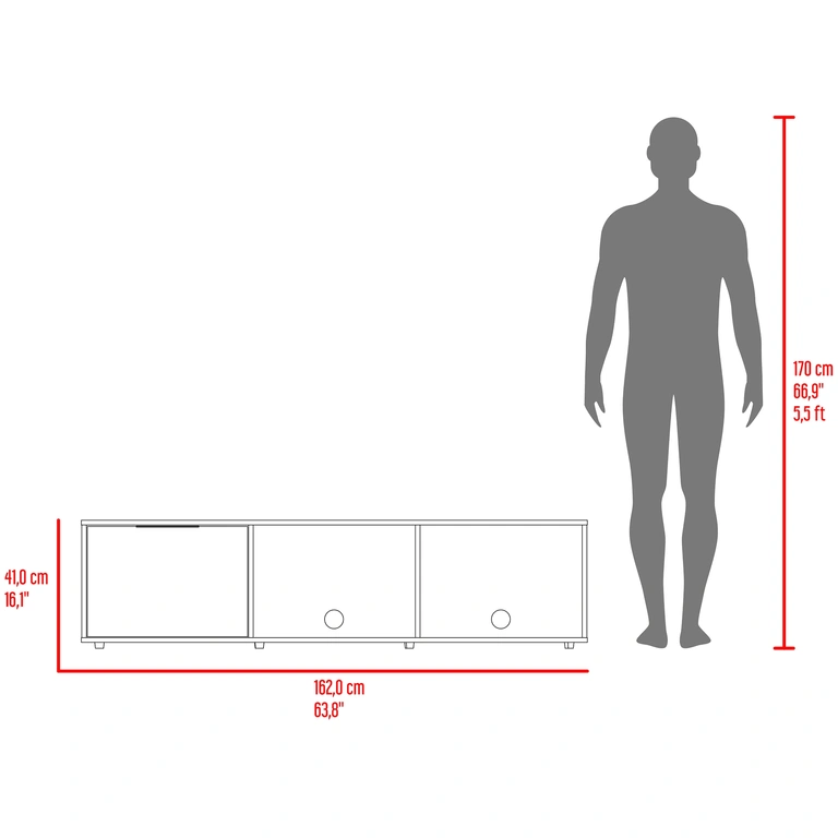 Mesa de TV Cannolo Multimax Home