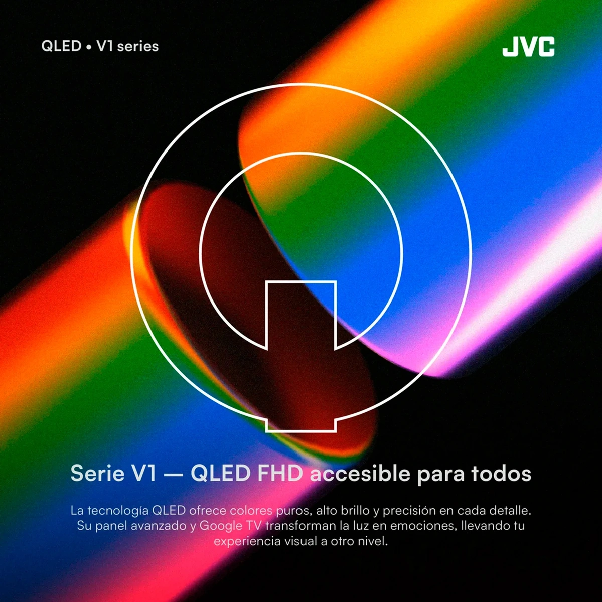 Televisor HD QLED 32 con Google TV