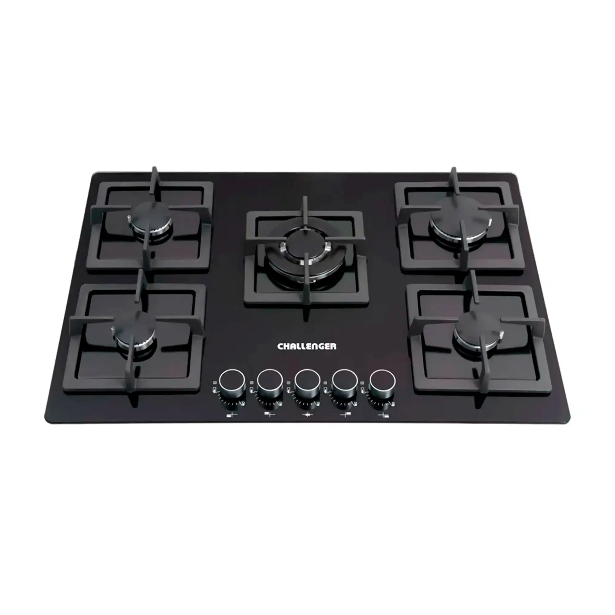 Cocina 5 hornillas Cristal Challenger