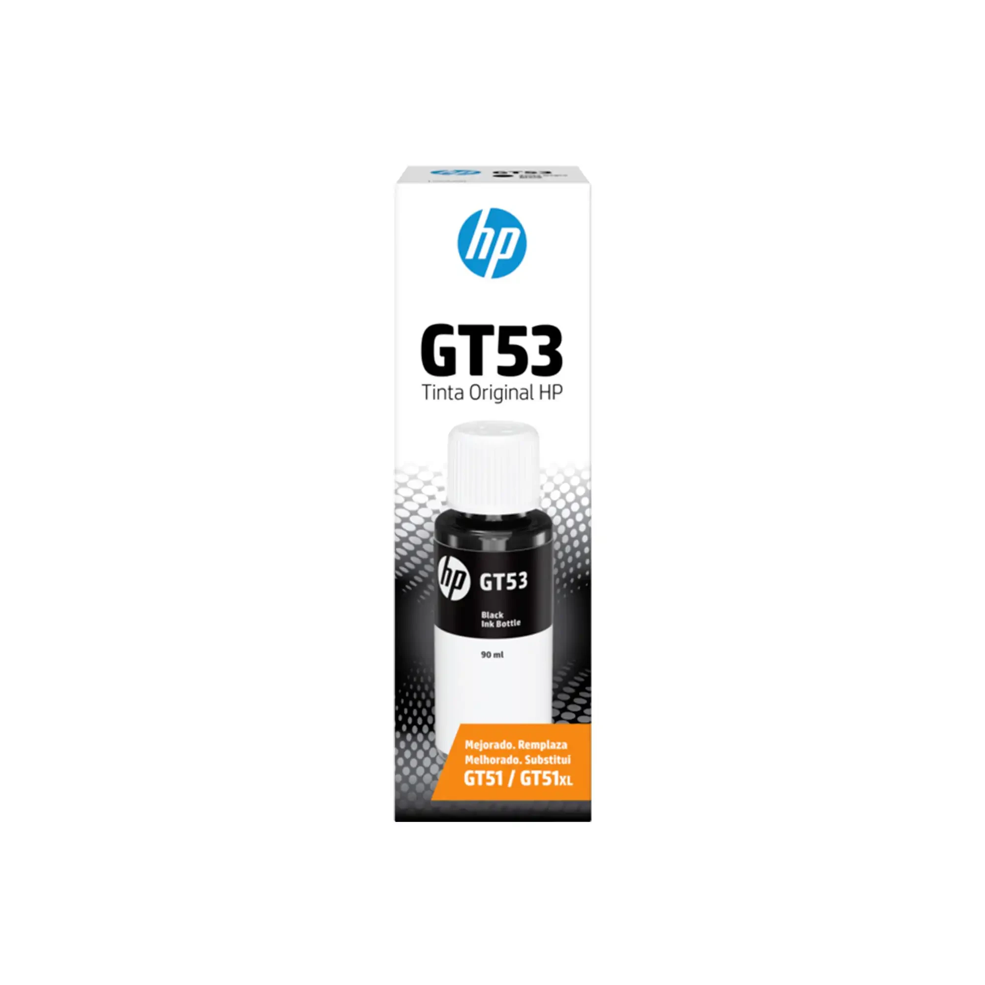 Botella de tinta original Negro HP
