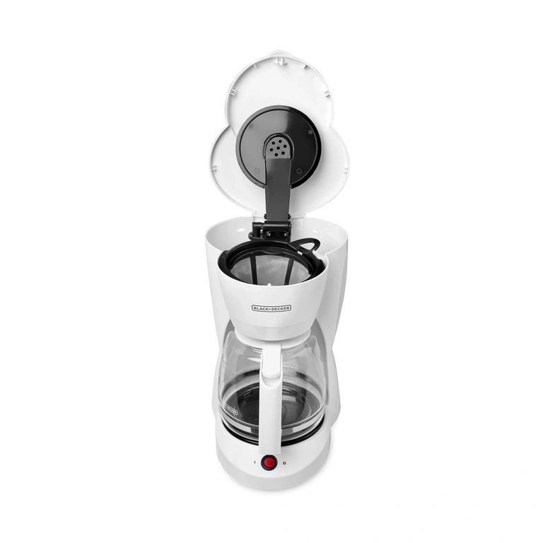 Cafetera 12 tazas B+D blanca