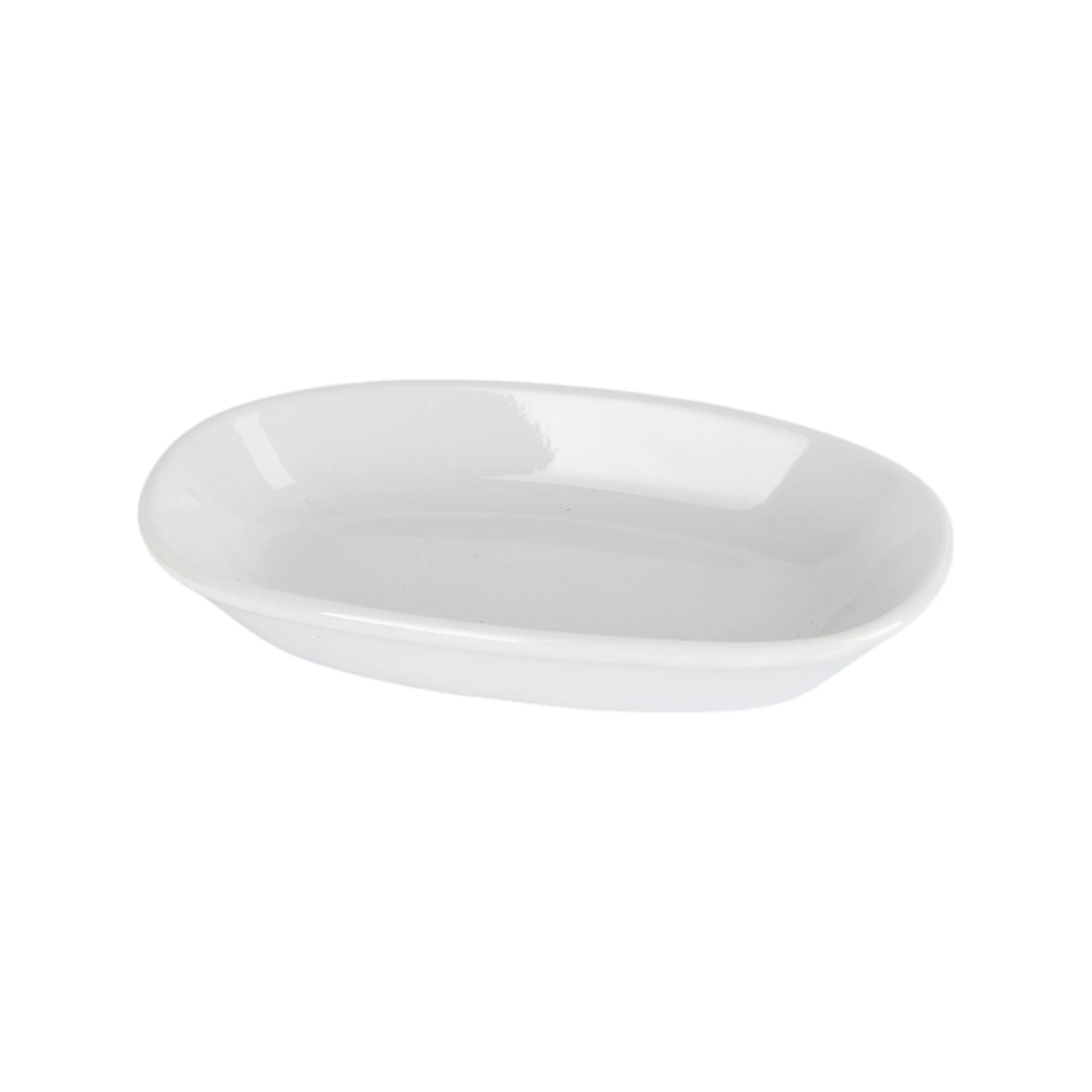 Plato ovalado color blanco