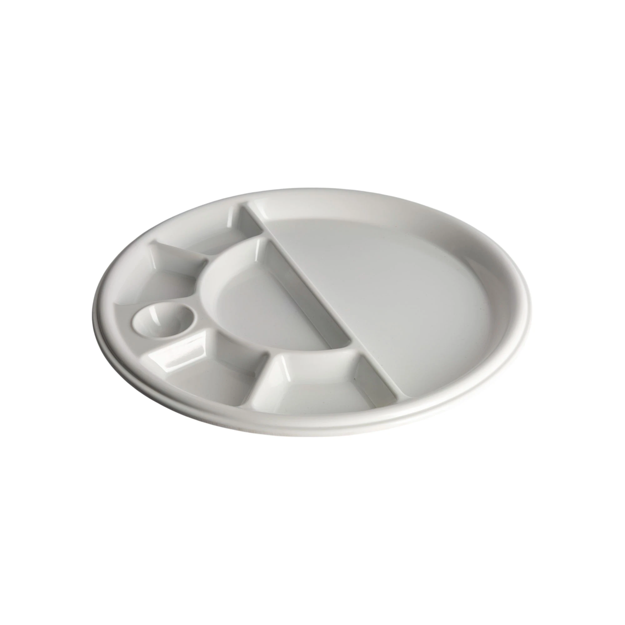 Bandeja circular color blanco