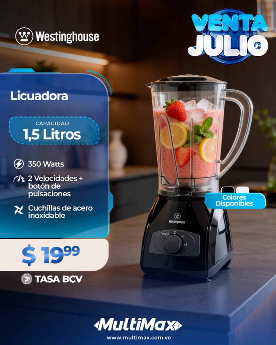 Licuadora 1.5L Westinghouse