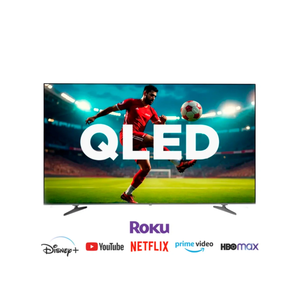 Televisor Smart RCA 58" QLED 4K UHD con Roku TV