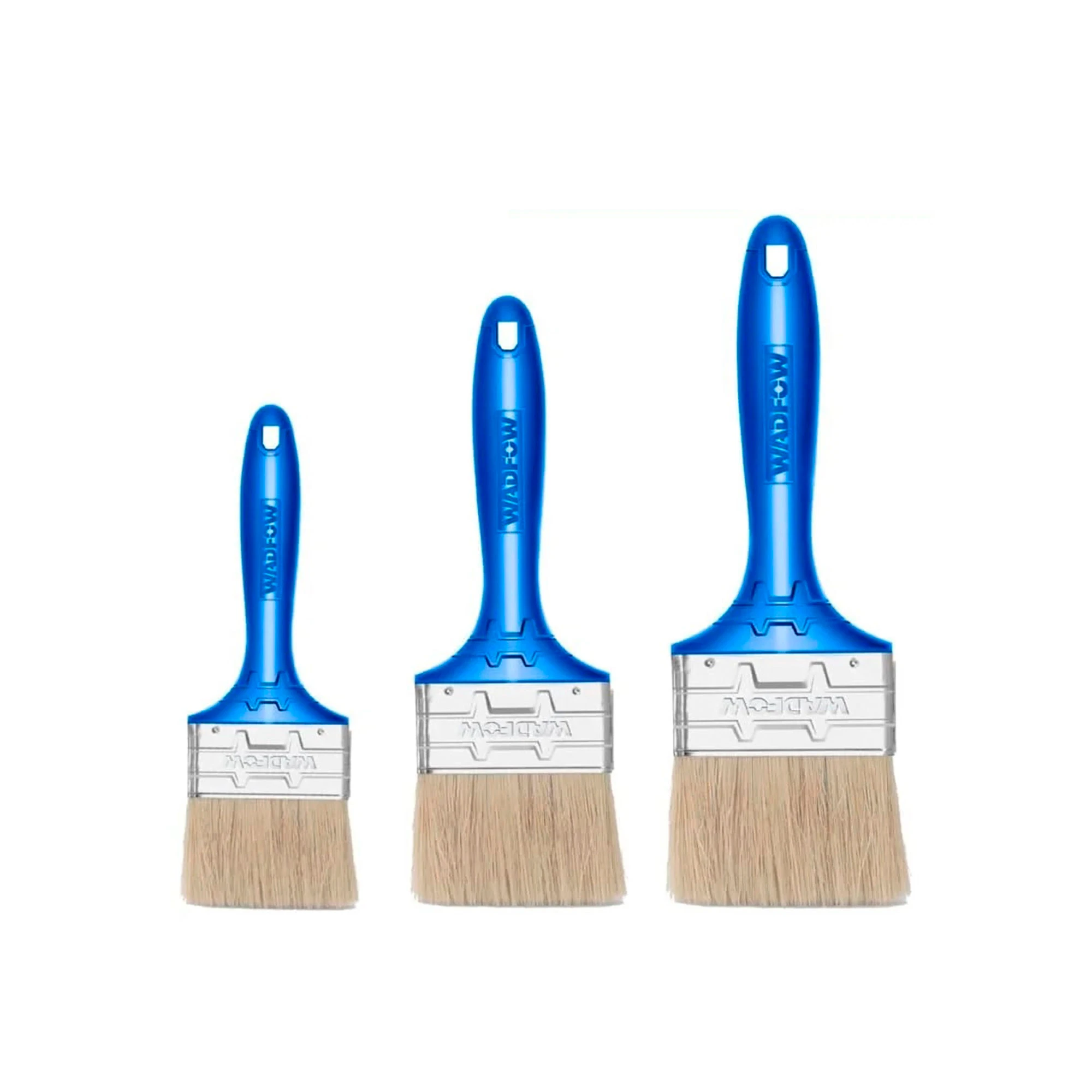 Set de 3 brochas pelo blanco Wadfow