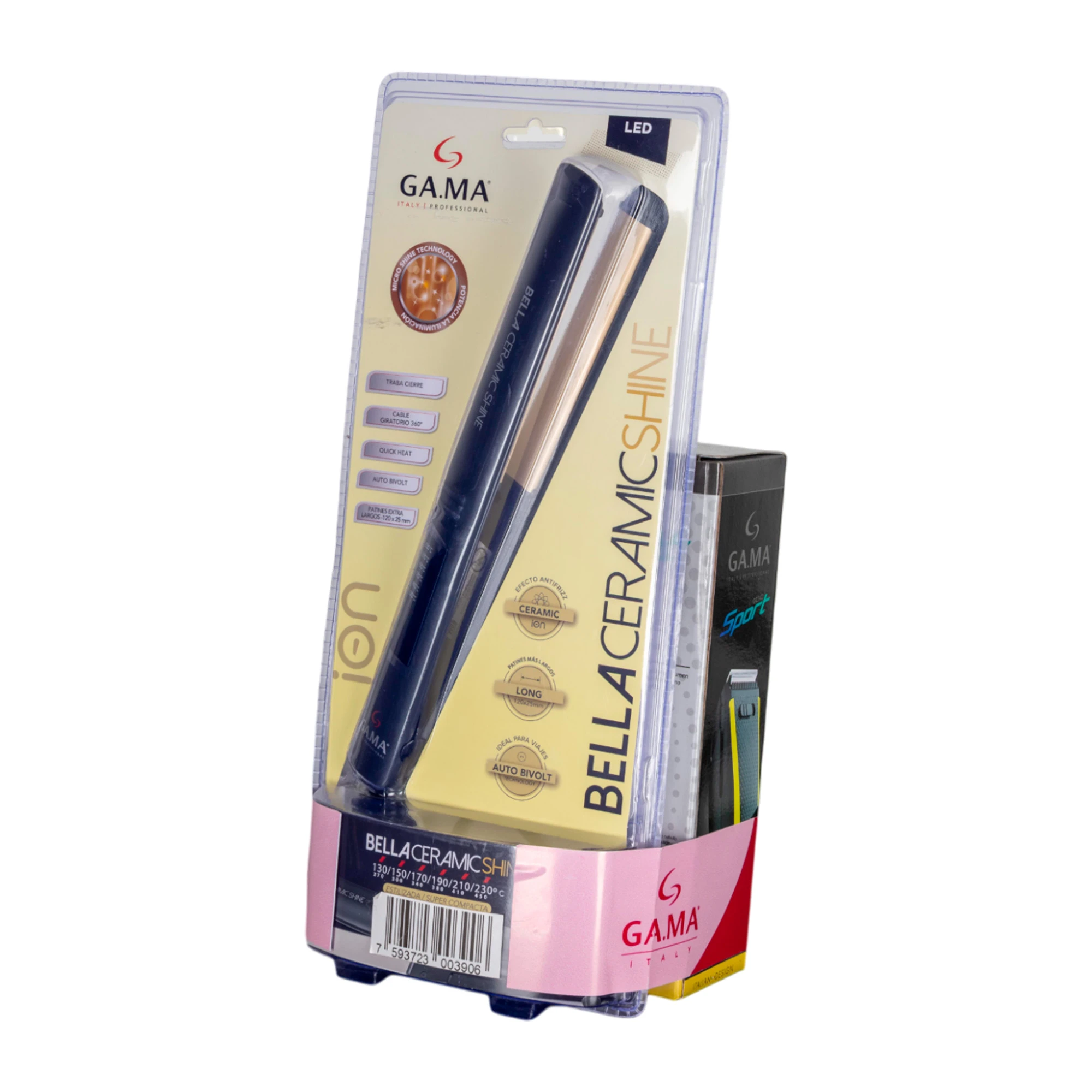 Plancha de cabello Bella Ceramic Shine