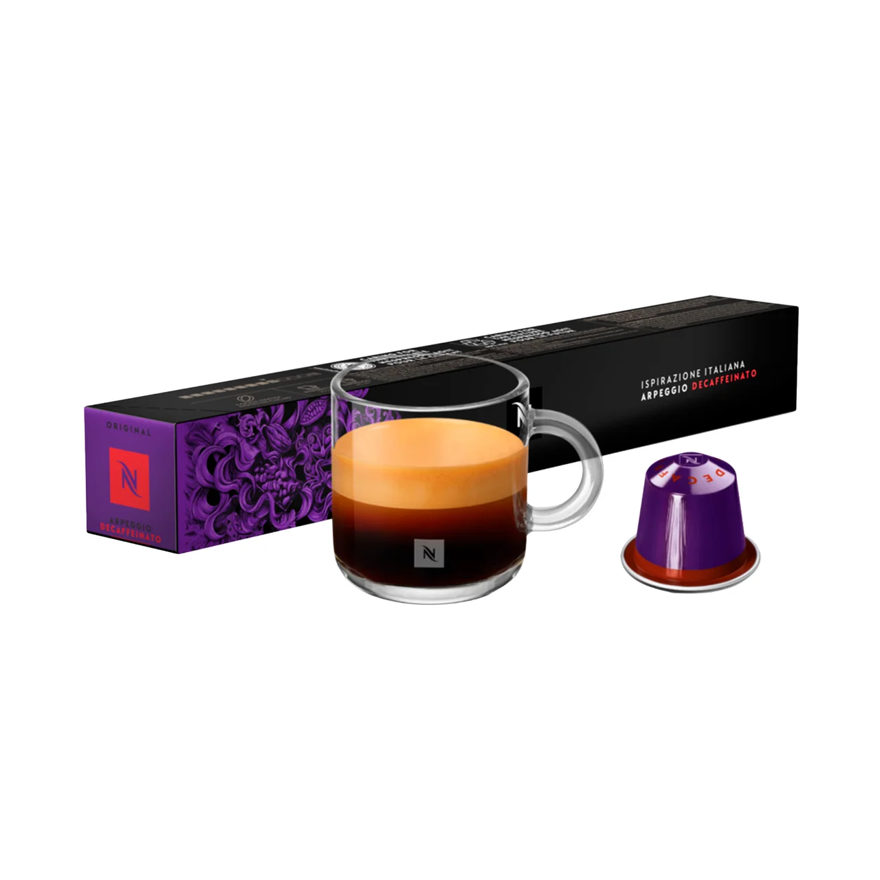 Cápsulas de Café Arpeggio Decaffeinato Nespresso