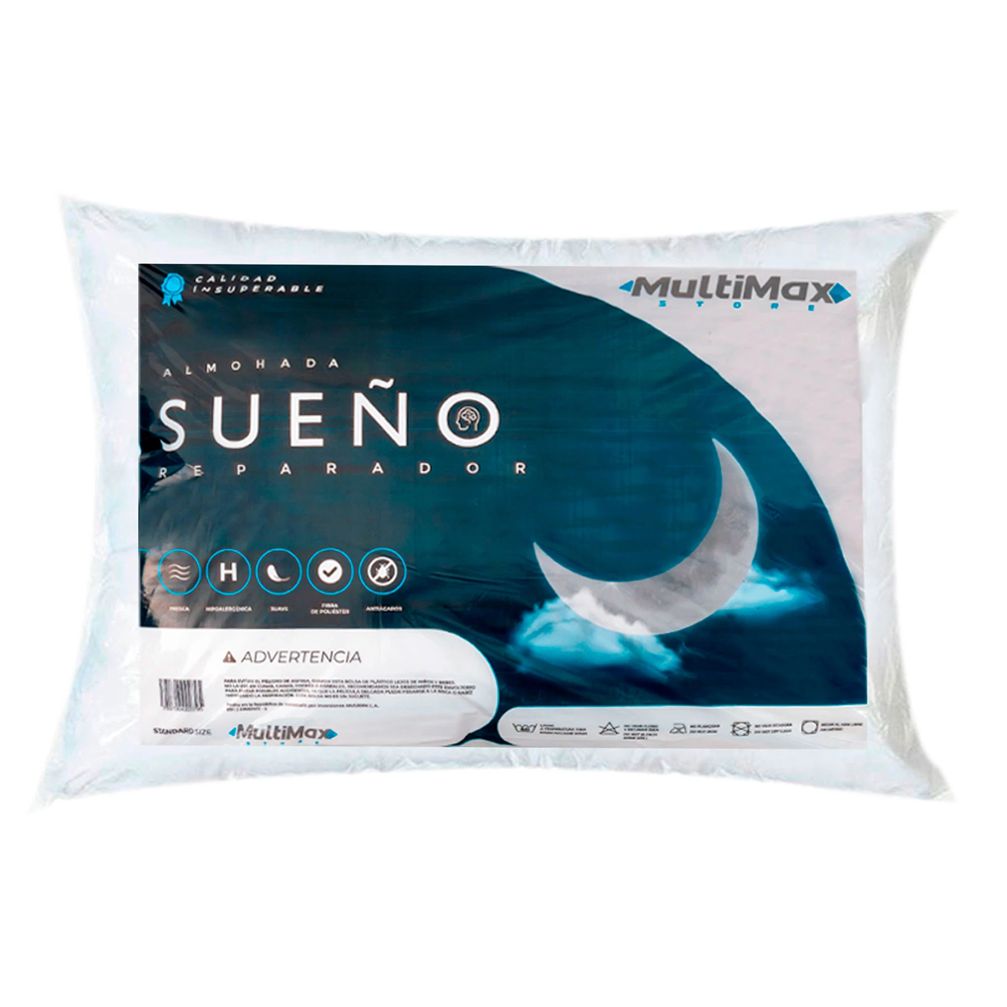 Almohada MultiMax queen blanca