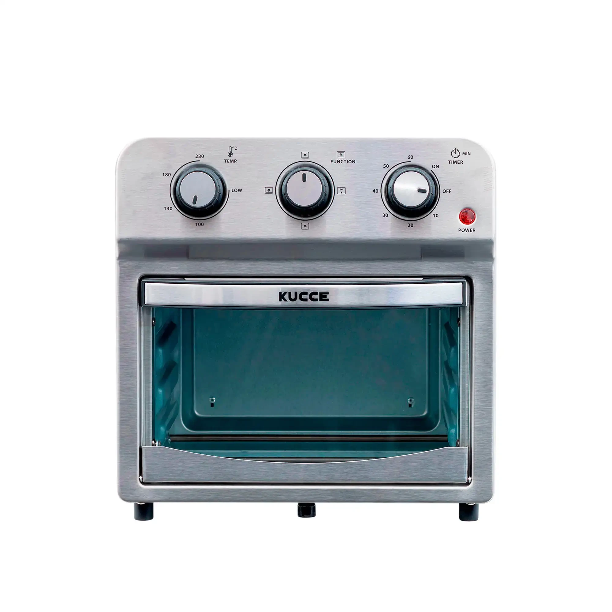 Horno freidora de aire 12 litros Kucce plata