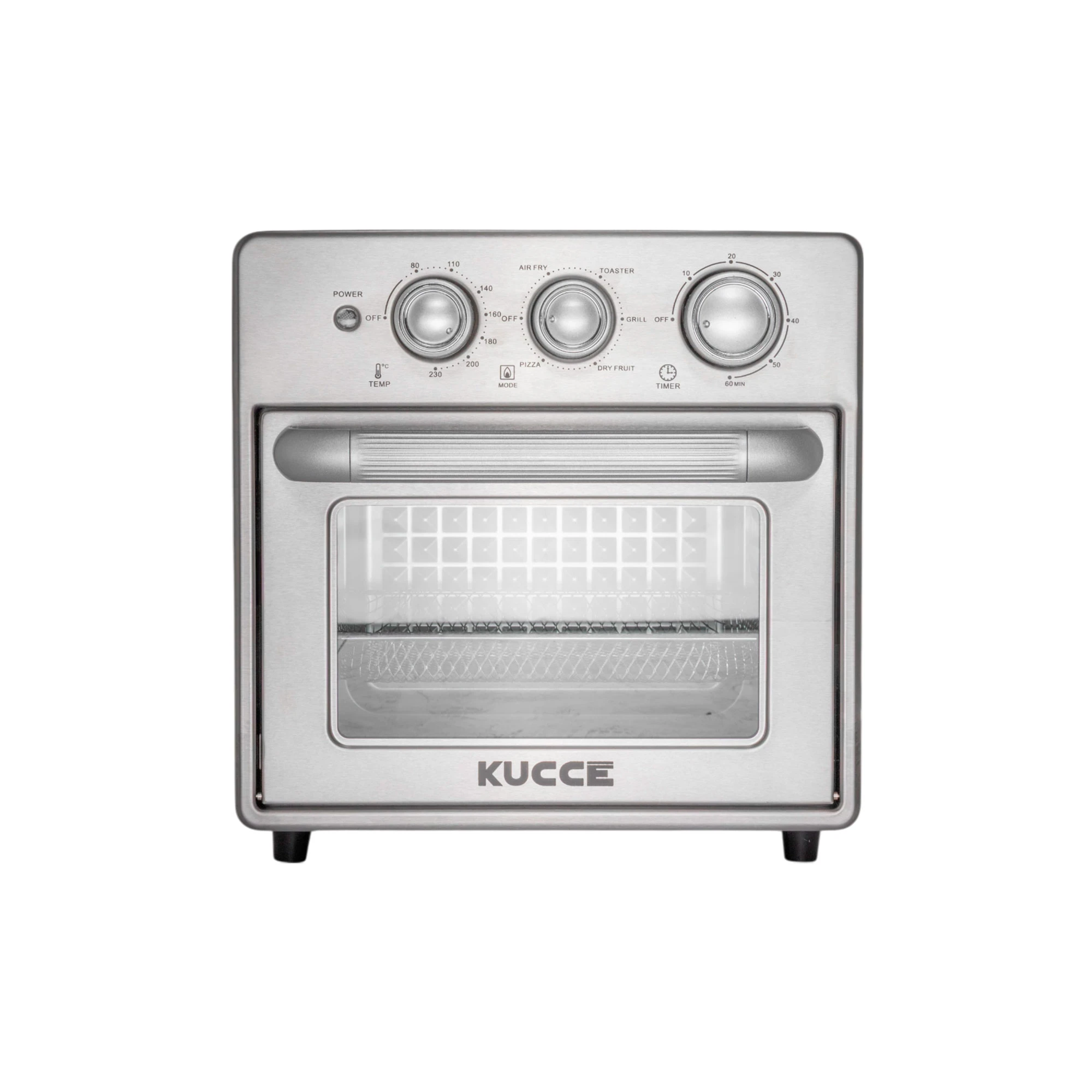 Horno freidora de aire 16 litros Kucce plata