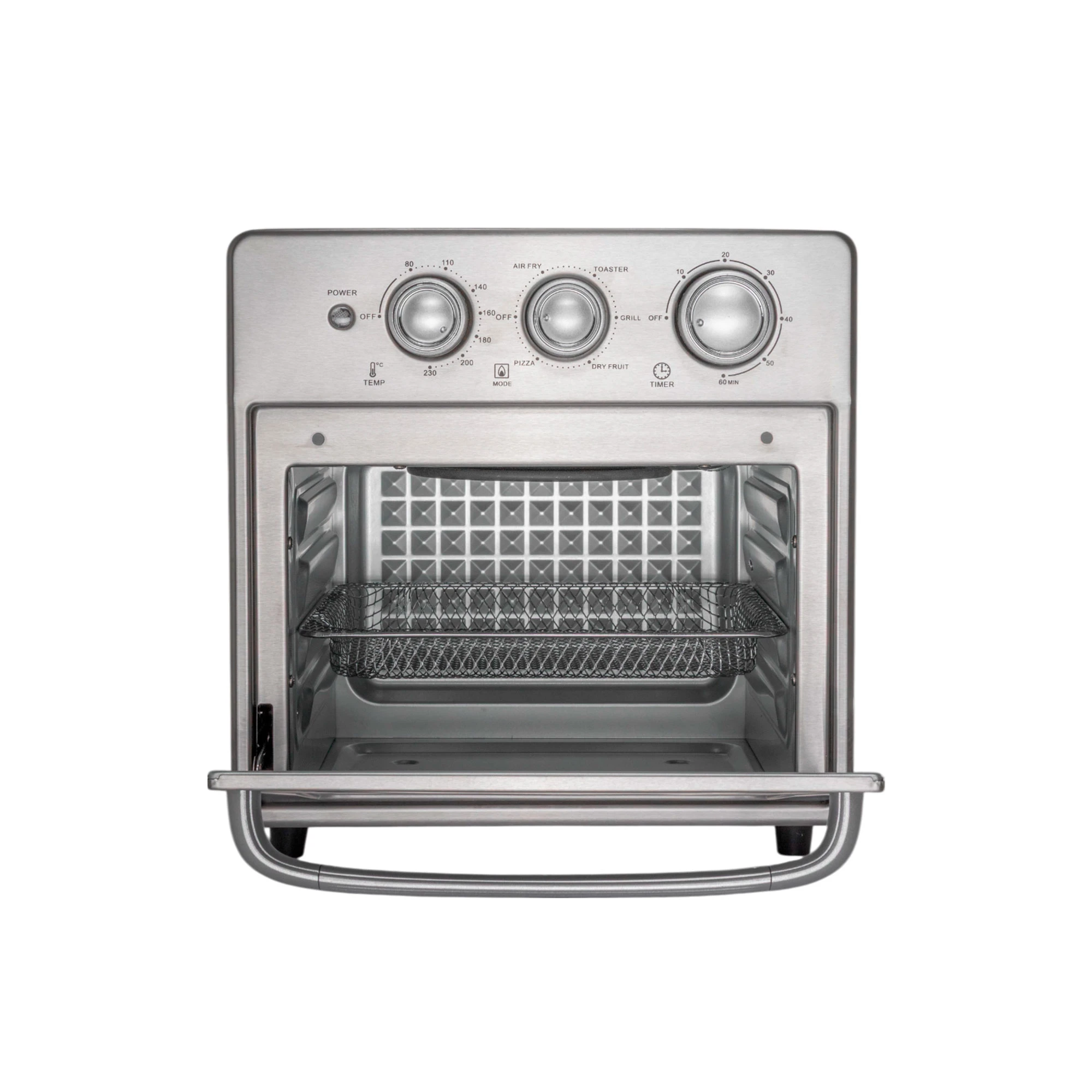 Horno freidora de aire 16 litros Kucce plata