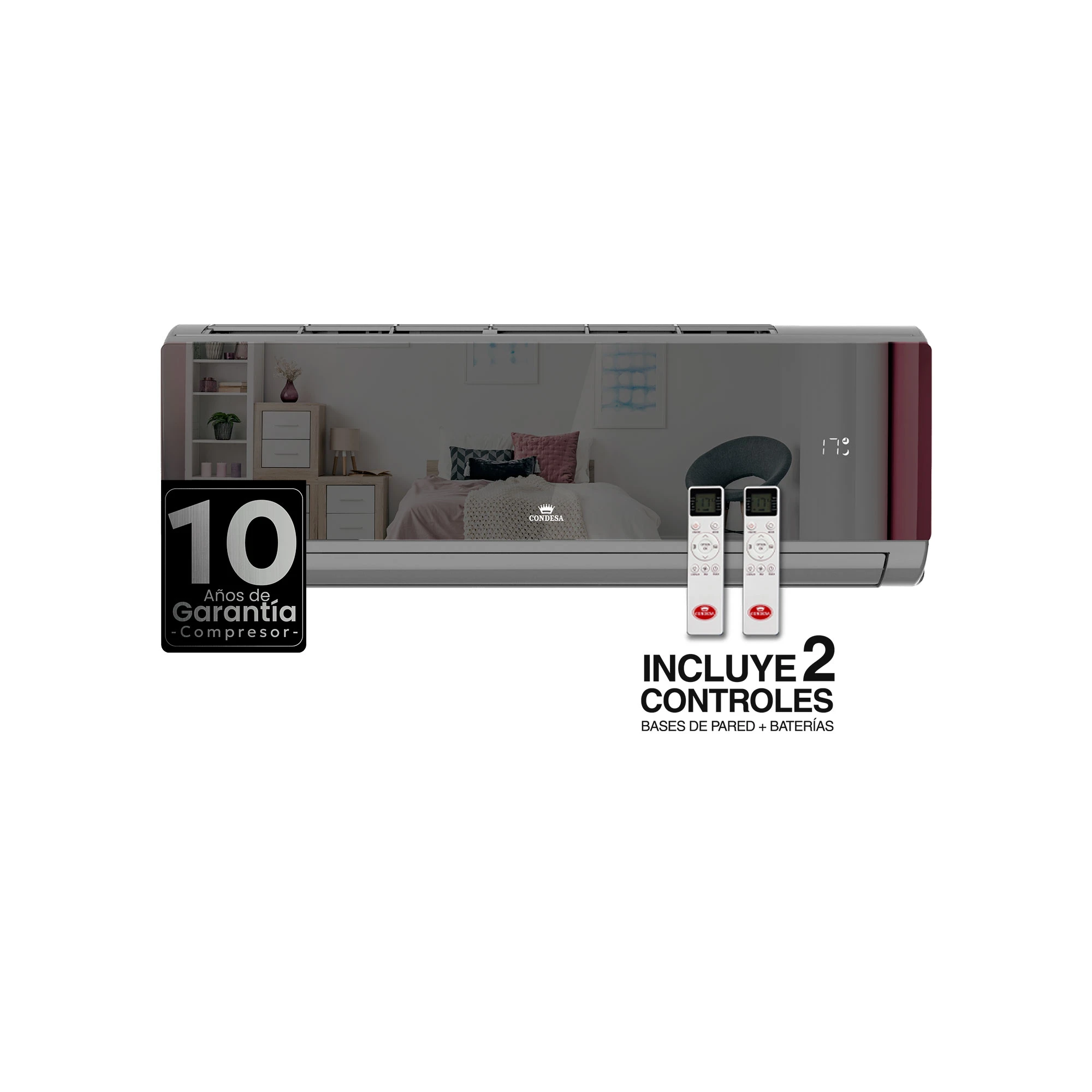 Aire split decorativo Condesa 25000BTU