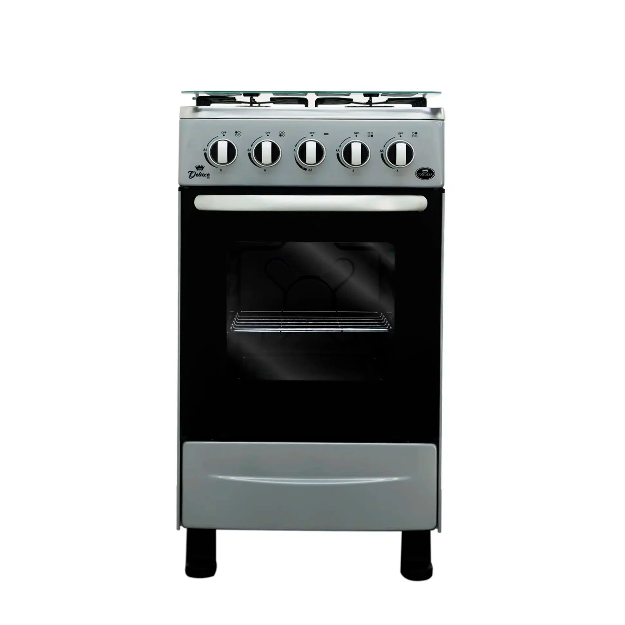 Cocina 4 hornillas Condesa silver