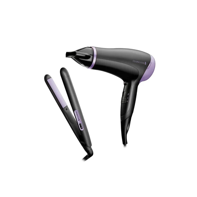 Combo secador y plancha de cabello Remington