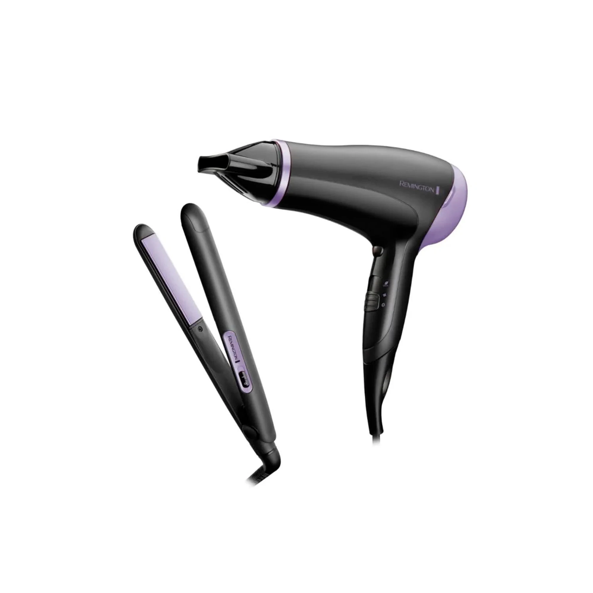 Combo secador y plancha de cabello Remington