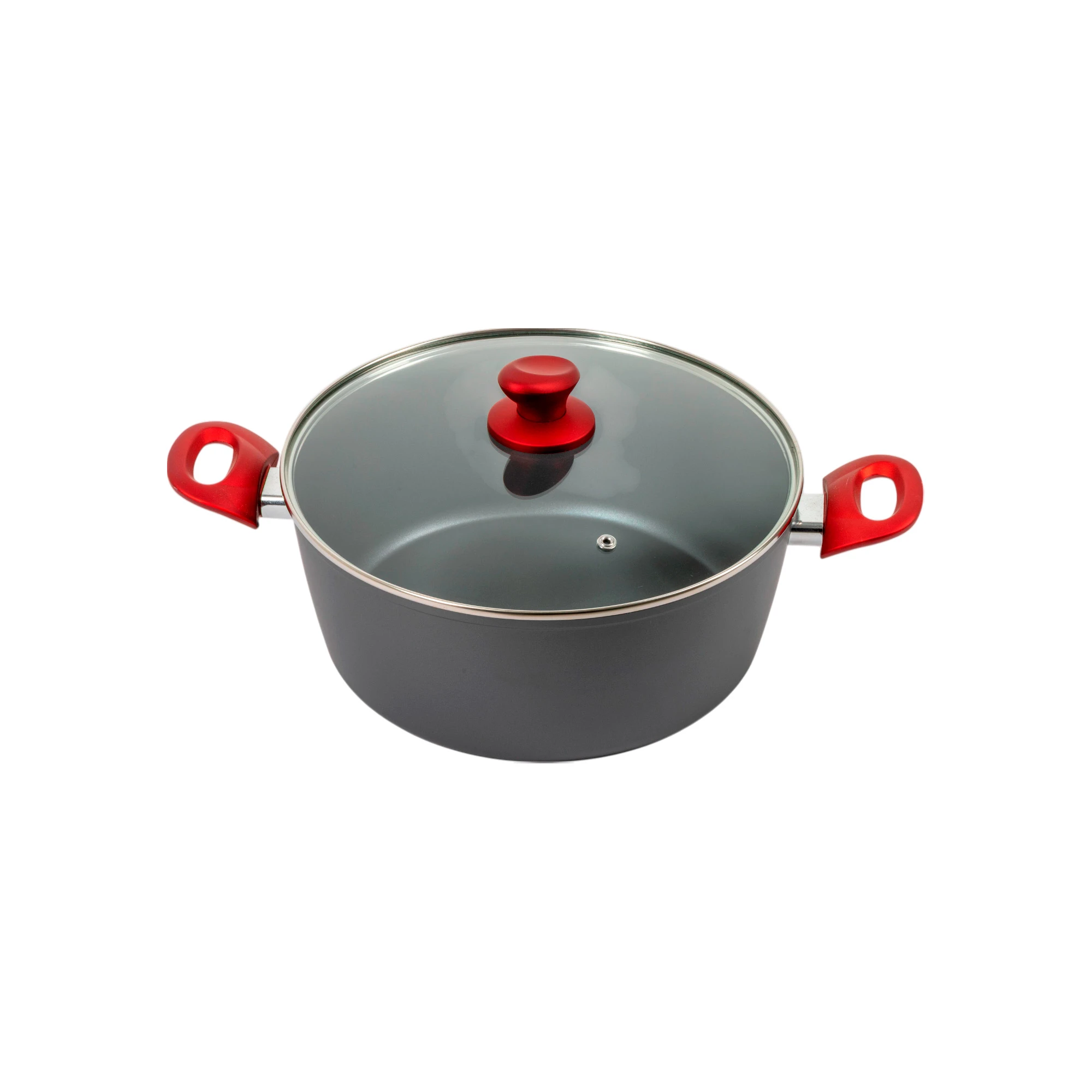 Cacerola de aluminio con tapa